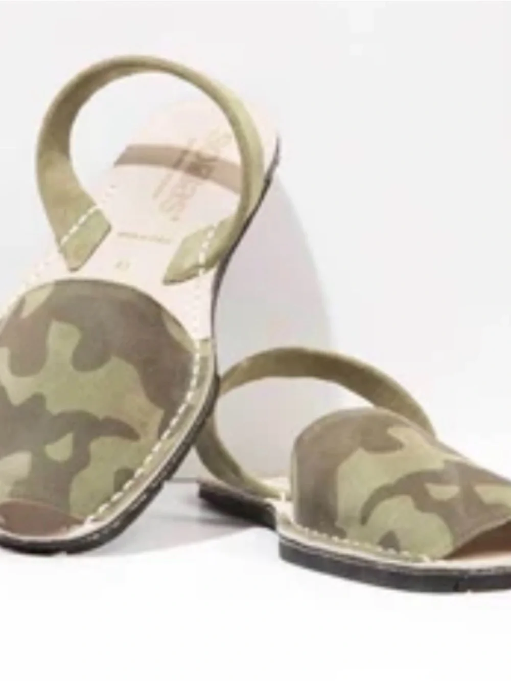 Solillas Men's Camoflague Suede Sandals